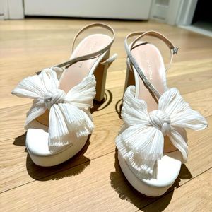 Loeffler Randall Natalia Pearl Platform Bow Heel (shoe runs small!)